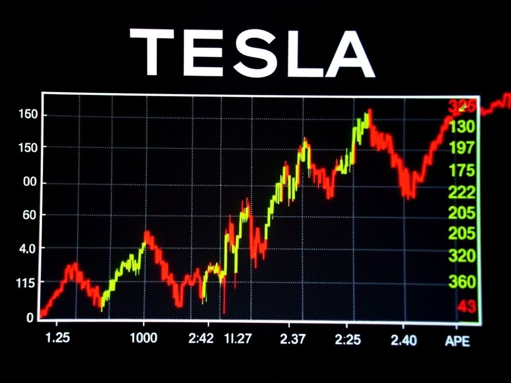 Tesla stock price